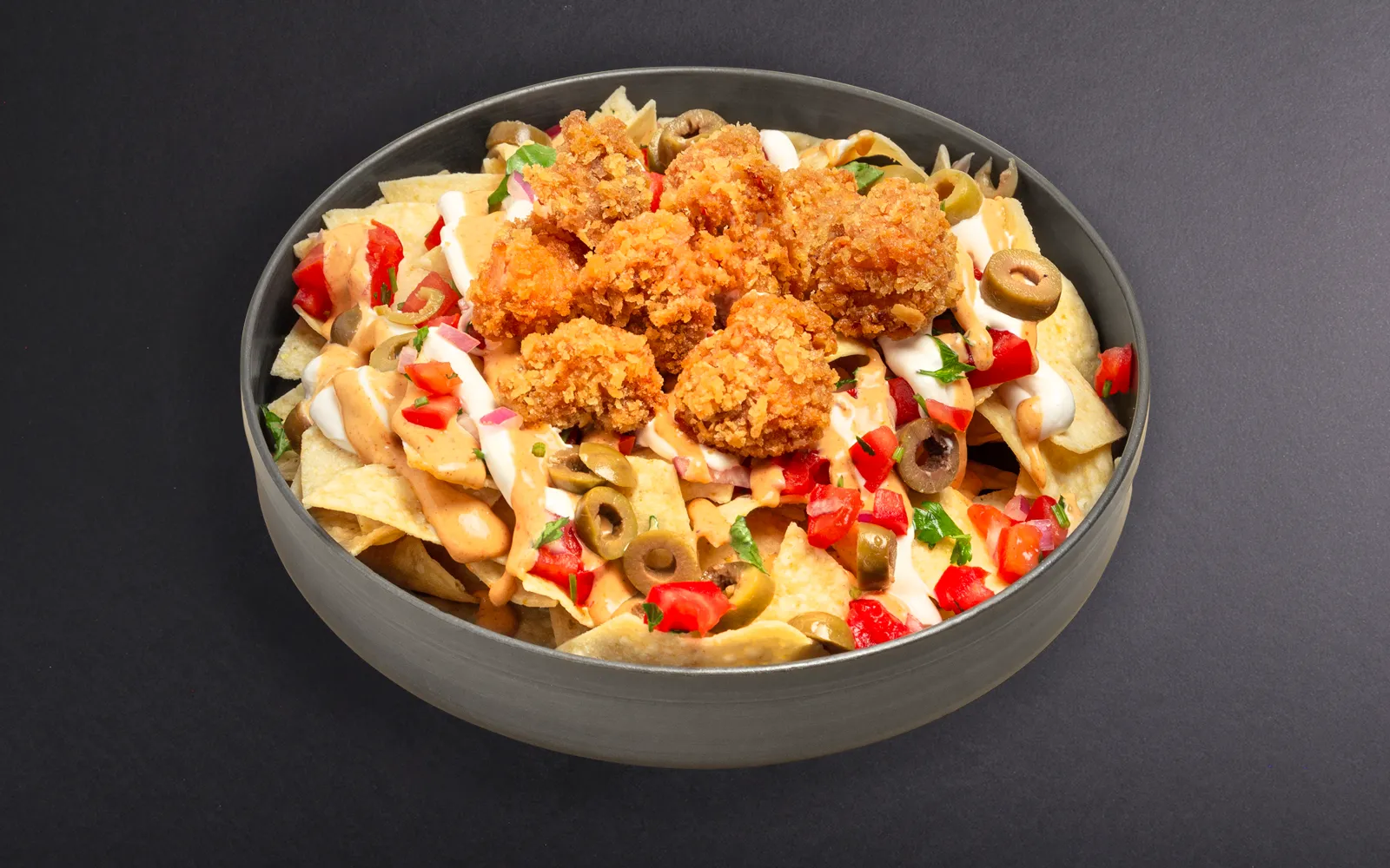 چیپس ناچو + چیکن بایتس